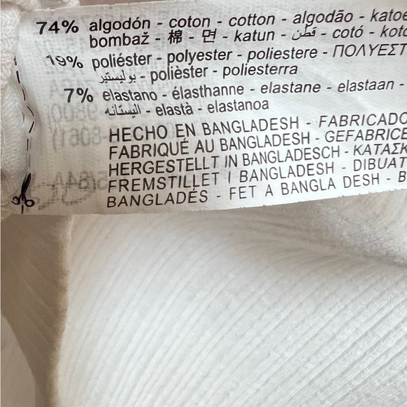 🤍 ZARA White Ribbed Ruffle Sleeve Top - Picture 3 of 7